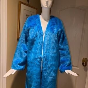 Free People Blue and Yellow Floral Jacket